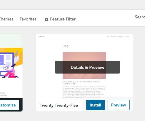 WordPress Theme herunterladen